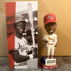 NIB Lou Brock St. Louis Cardinals SGA 07/31/15 Bobblehead.